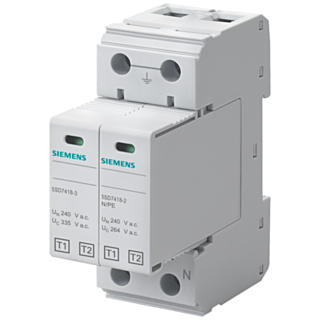 Lightning arrester, type 1,12,5 kA, lightning protection III and IV
