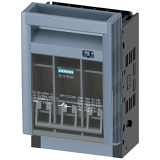 SENTRON, 3NP1 fuse switch disconnector, 3-pole, NH000, 160 A