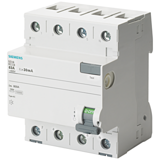 RCCB TYPE AC 63/4 30MA 4MW G TO