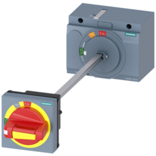 Door-coupling rotary operating mechanism EMERGENCY OFF, IEC IP65 with door interlock, accessory for: 3VA2