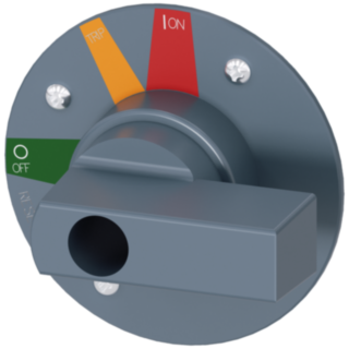 Supplementary handle for door mounted rotary operator, standard, accessory for: 3VA2 250