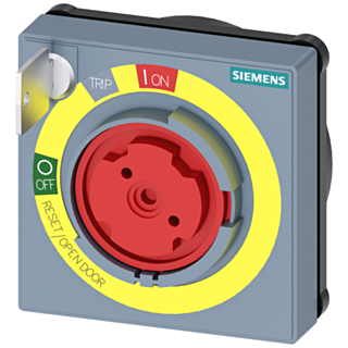 KABA cylinder lock with masking plate, EMERGENCY STOP, key number 1, accessory