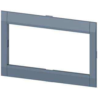 Cover frame 139.6x 70.7 mm (WxH) accessory for: circuit breaker 4-pole