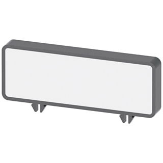 Labeling plate for cover frame, accessory for: all cover frames 3VA9...-0SB.0