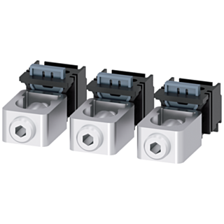 Circular conductor terminal, 3 units, accessory for: 3VA1 100/160