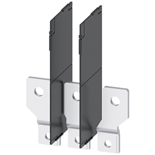 Front bus connectors broadened, 3 units, accessory for: 3VA2100/160/250