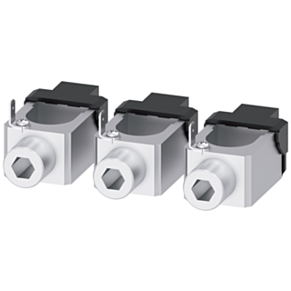 Circular conductor terminal, with control wire voltage tap, 3 units, accessory