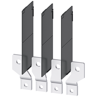 Front bus connectors broadened, 4 units, accessory for: 3VA2 100/160/250