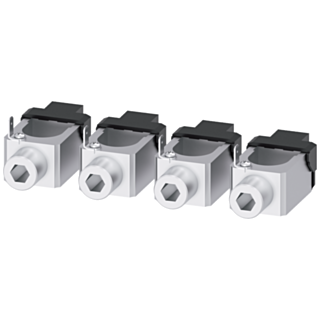 Circular conductor terminal, with control wire voltage tap, 4 units, accessory