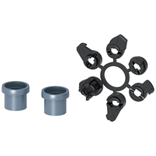 Cylinder lock adapter, accessory for: rotary operator