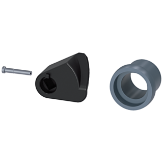 Cylinder lock adapter, accessory for: withdrawable unit