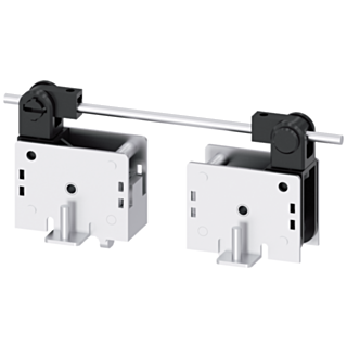 Rear interlock, plug-in and withdrawable unit with rod, accessory