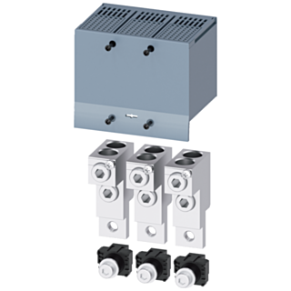 Circular conductor terminal, 2 cables, 3 units, accessory for: 3VA2 100/160/250