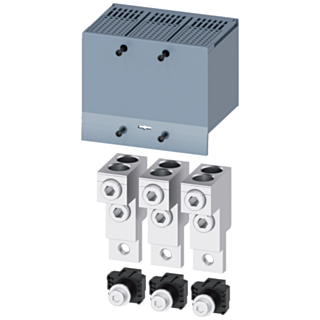 Circular conductor terminal, 2 cables, 3 units, accessory for: 3VA2 100/160/250