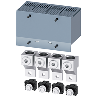 Circular conductor terminal large, 4 units, accessory for: 3VA2 100/160/250