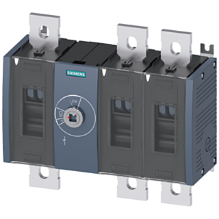 Switch disconnector 500 A, size 4, 3-pole, front operating mechanism, center, basic unit