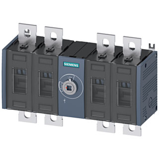 Switch disconnector 200 A, size 3, 4-pole, front operating mechanism, center, basic unit