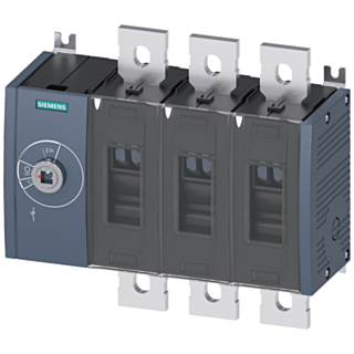 Switch disconnector 500 A, size 4, 3-pole, front operating mechanism on left, basic unit