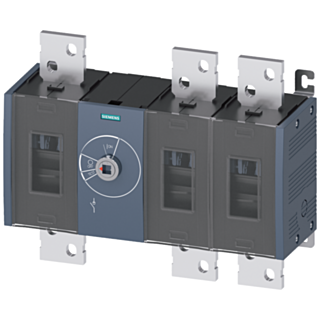 Switch disconnector 1600 A, size 5, 3-pole, front operating mechanism, center, basic unit