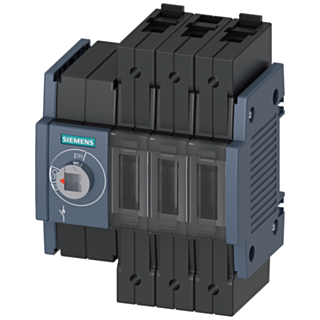 Switch disconnector 16 A, size 1, 3-pole, front operating mechanism on left, basic unit