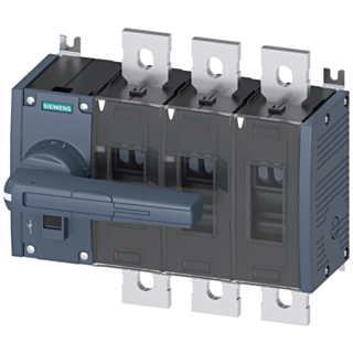 Switch disconnector 500 A, size 4, 3-pole, front operating mechanism on left, complete unit