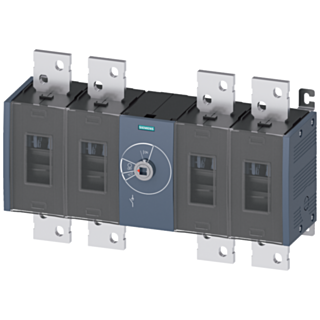 Switch disconnector 1600 A, size 5, 4-pole, front operating mechanism, center, basic unit
