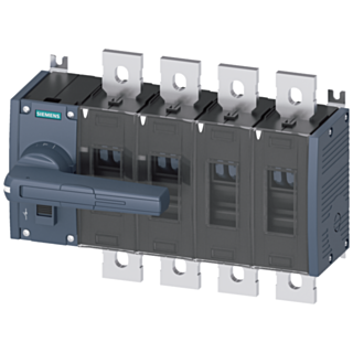 Switch disconnector 630 A, size 4, 4-pole, front operating mechanism on left, complete unit