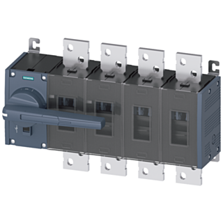 Switch disconnector 1250 A, size 5, 4-pole, front operating mechanism on left, complete unit