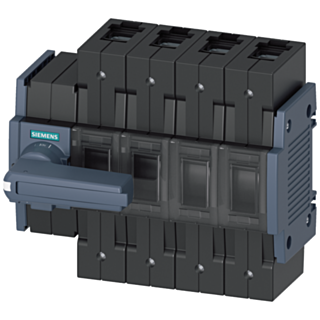 Switch disconnector 125 A, size 2, 4-pole, front operating mechanism on left, complete unit