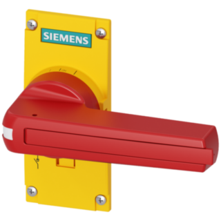 Accessory for 3KD size 3 direct operating mechanism, red/yellow, standard version, can be locked