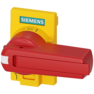Accessory for 3KD size 1 direct operating mechanism, red/yellow, standard version, can be locked