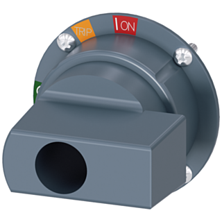 Supplementary handle for door mounted rotary operator, standard, accessory for: 3VA1 100/160