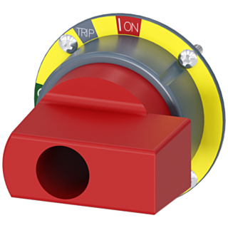 Supplementary handle for door mounted rotary operator, EMERGENCY OFF, accessory for: 3VA1 100/160