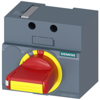 Front mounted rotary operator EMERGENCY OFF, IEC IP30/40, accessory for: 3VA1 100/160