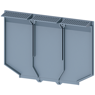 Insulating plate broadened, 3-pole, 1 unit, accessory for: 3VA1 400/630 3VA2
