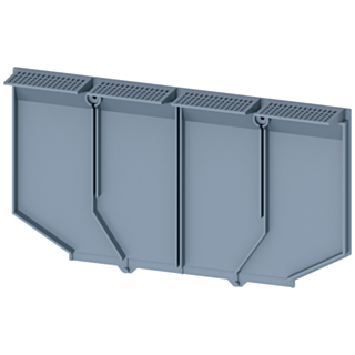 Insulating plate broadened, 4-pole, 1 unit, accessory for: 3VA1 400/630 3VA2
