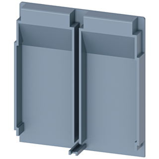 Insulating plate extended, 2-pole, 1 unit, accessory for: 3VA1 160