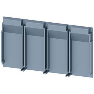 Insulating plate extended, 4-pole, 1 unit, accessory for: 3VA1 100/160