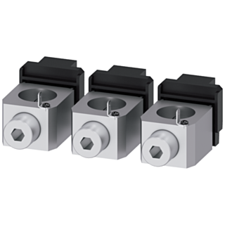 Circular conductor terminal, with control wire voltage tap, 3 units, accessory