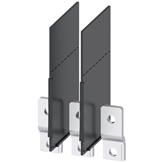 Front bus connectors extended, 3 units, accessory for: 3VA1 100/160