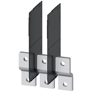 Front bus connectors extended, 3 units, accessory for: 3VA1 400/630 3VA2 400/630