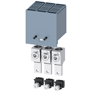 Circular conductor terminal large, with control wire voltage tap, 3 units, accessory