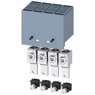 Circular conductor terminal large, with control wire voltage tap, 4 units, accessory
