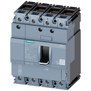 Circuit breaker 3VA1 IEC frame 160 breaking capacity class M Icu=55 kA @ 415 V