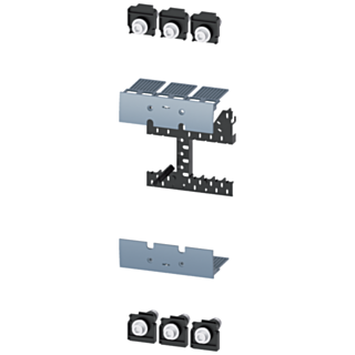 Plug-in unit conversion kit for MCCB, accessory for: circuit breaker, 3-pole 3VA1