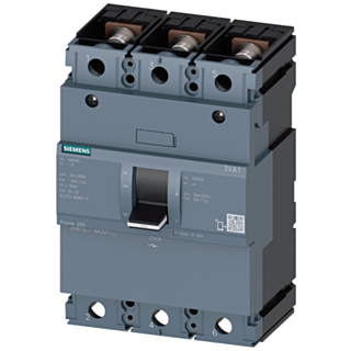 Switch disconnector 3VA1 IEC frame 250 3-pole SD100, In=250 A without overload protection