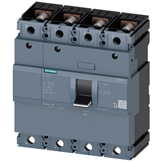 Switch disconnector 3VA1 IEC frame 250 4-pole SD100, In=250 A without overload protection