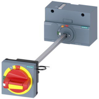 Door-coupling rotary operating mechanism EMERGENCY OFF, IEC IP65 with door interlock, illumination kit