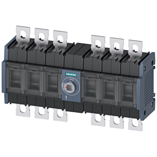 Switch disconnector 160 A, size 2, 6-pole DC front operating mechanism, center, basic unit