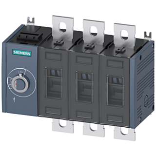 Switch disconnector 250 A, size 3, 3-pole, lateral operating mechanism on left, basic unit